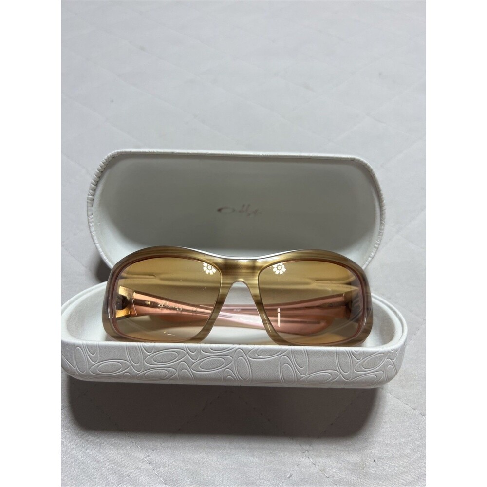 Oakley Disobey Sunglasses Women Pink Latte / Brown Gradient Polarized 05-325